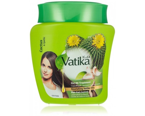 Маска для Волос Vatika Cactus Garlik Против Выпадения Dabur 500г ОАЭ