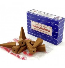 Nag Champa Backflow Ароматические Конусы 10 шт Satya