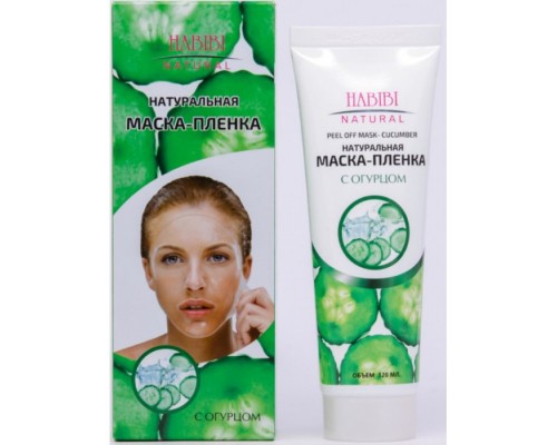 Натуральная Маска-Пленка с Огурцом Habibi Natural 120 мл