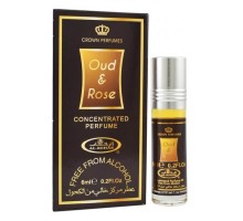 Al Rehab Унисекс Oud & Rose Масляные Духи Ролик 6 мл