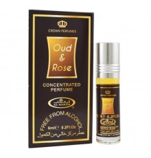 Al Rehab Унисекс Oud & Rose Масляные Духи Ролик 6 мл