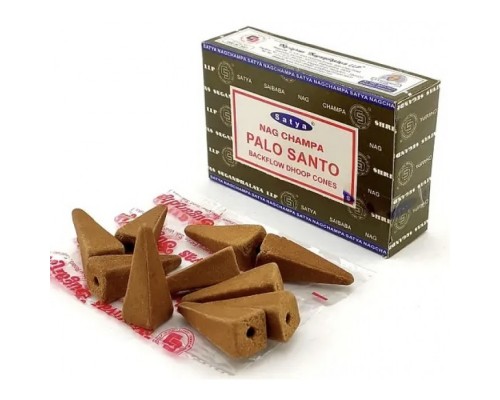 Palo Santo Backflow Ароматические Конусы 10 шт Satya