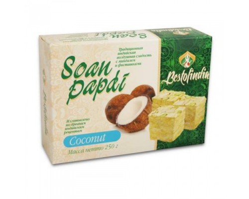 Соан Папди Кокос Soan Papdi Coconut Bestofindia 250 г