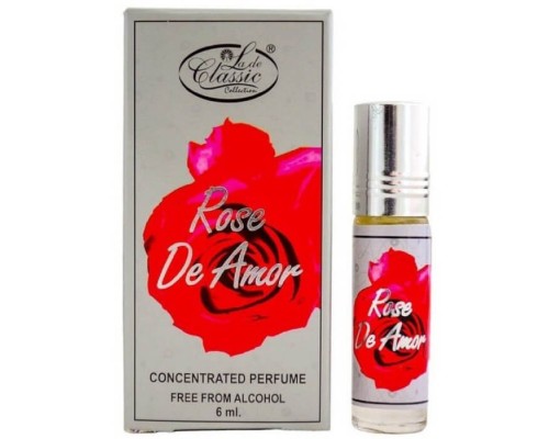 Арабские Масляные Духи Rose De Amor Lade Classic 6 мл