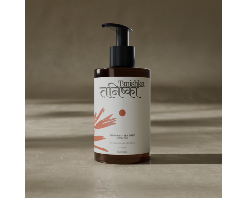 Увлажняющий Шампунь Shikakai & Tea Tree Shampoo 300 мл Tanishka