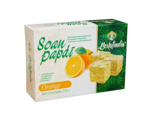 Соан Папди Апельсин Soan Papdi Orange Bestofindia 250 г