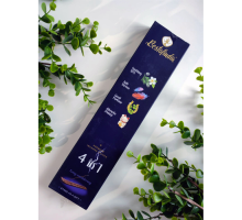 Ароматические Палочки 4 в 1 (СПА, Анти-Стресс, Удача, Привлечение Денег) с Подставкой 20 шт Bestofindia