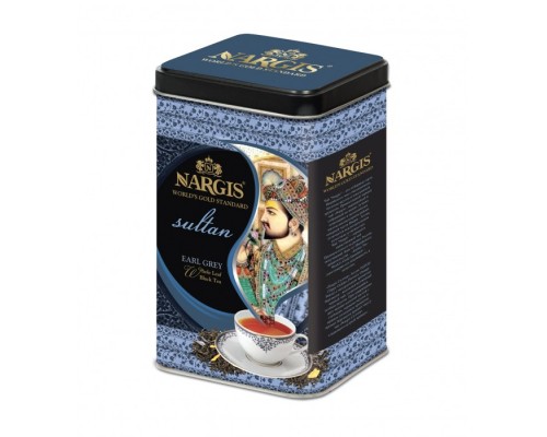 Чай Черный Nargis Sultan Assam TGFOP с Бергамотом 200г ж/б