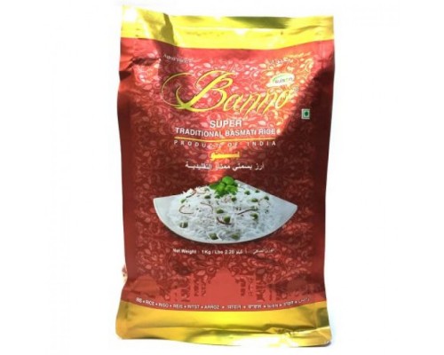 Индийский Рис Басмати Супер Традиционный Super Traditional Banno 1 кг Пакет