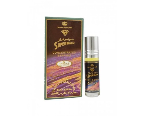 Al Rehab Мужской Super Man Масляные Духи Ролик 6мл
