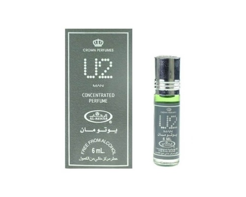 Al Rehab Мужской Men U 2 Масляные Духи Ролик 6 мл