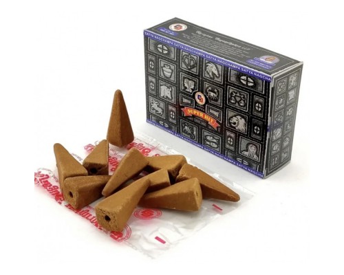 Super Hit Backflow Ароматические Конусы 12 шт Satya