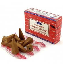 Dragon'S Blood Backflow Ароматические Конусы 10 шт Satya