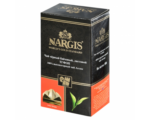 Чай Чёрный Байховый Листовой  TGFOP Nargis 100 г