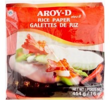 Рисовая бумага Aroy-D 454 г, 22 см, 50 листов