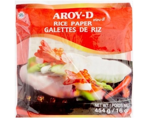 Рисовая бумага Aroy-D 454 г, 22 см, 50 листов