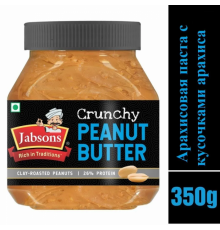 Арахисовое Масло с Кусочками Арахиса Jabsons 350 г