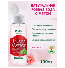 Розовая Вода с Мятой 100 мл Vasu