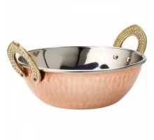 Вок из Меди и Стали 1 шт Copper