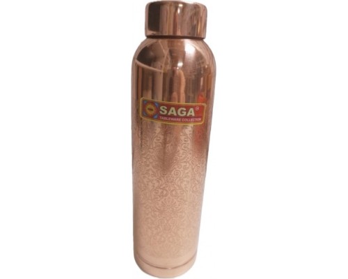 Медная Бутылка Tower Shine Embossed 950мл Saga